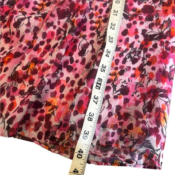 Reiss Pink and Red Maxi Dress - Picture 5 of 9